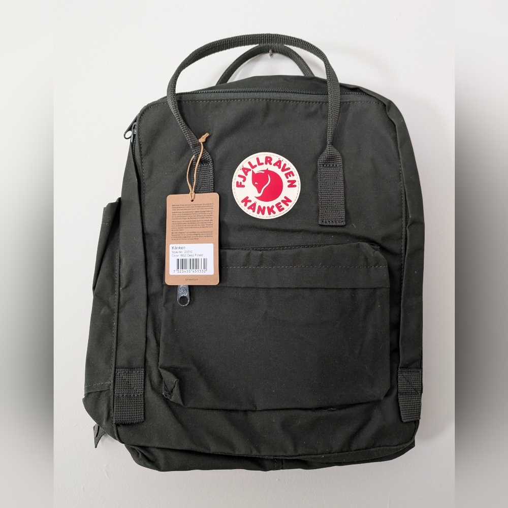 NWT Fjällräven Kånken Backpack – Deep Forest – Authentic